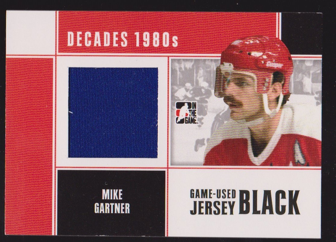 (image for) 2010-11 ITG Decades 1980s Jerseys Black #M44 Mike Gartner